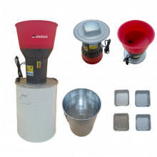 Moara electrica ELEFANT EM50, 1.5 kW, 19000 rpm, buncar 50l, 4 site incluse 2, 4, 5, 7 mm
