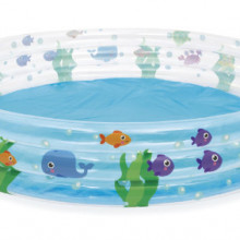 Piscina gonflabila pentru copii Bestway, Deep Dive 3-Ring Pool, 120 cm x H40 cm