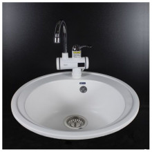 Robinet electric Aquatic Elefant SC30H35X, 3000W, Afisaj LED, Cartus ceramic, Temperatura apa 30-40 grade