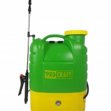 Pompa de stropit electrica PROCRAFT AS16L, Volum 16l, 12V/8Ah, 3 tipuri de pulverizare
