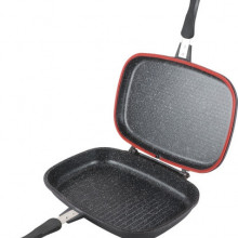 Tigaie dubla grill din aluminiu Heinner 36x24.6x7.5 cm