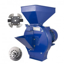 Moara cereale Temp 2 + Razatoare fructe, Uruitor electric 2.5 kW, 2800 rpm