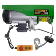 Troliu electric palan Procraft TP1000, 1600W, cu kit montare, Capacitate 1000kg