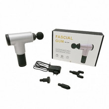 Aparat de masaj Profesional cu Vibromasaj, portabil cu acumulator 8,4V inclus, 4 capete interschimbabile, 6 Trepte de viteza Putere 24W