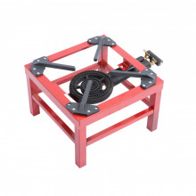 Arzator pe gaz, Elefant TSGB08-TC, rama de otel si arzator din fonta, 2 focuri, 8 kW