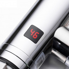 Robinet electric Aquatic Elefant SC30H45X, 3000W, Afisaj LED, Cartus ceramic, Temperatura apa 30-40 grade