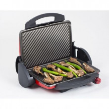 Sandwich-maker mare Zilan ZLN-9911, Putere 2000 W, Rosu, Placi antiaderente model grill, Capacitate 4 sandwich-uri