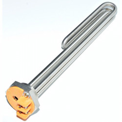 Rezistenta 3000 W nechelata cu filet si teaca termostat
