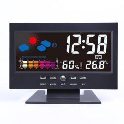 Statie meteo, calendar, alarma, ceas, termometru, afisaj