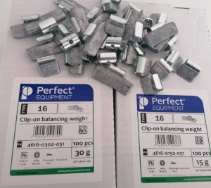Contragreutati 5gr pentru echilibrat roti jante aliaj marca PERFECT