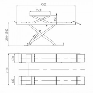 Elevator foarfeca directie RHM S45 - REIHMANN