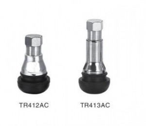 Valva tubeless cromata TR413C