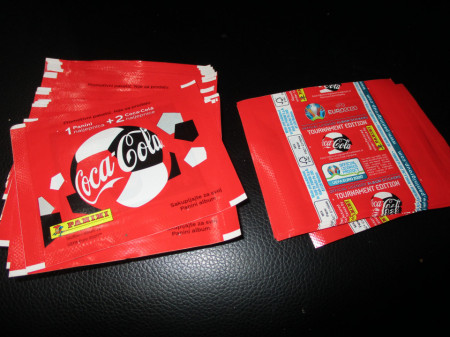 50 punih kesica EURO 2020 Coca-Cola Panini