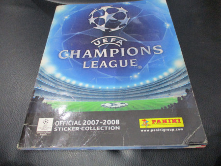 Kompletno popunjen album Champions league 2007-2008 Panini