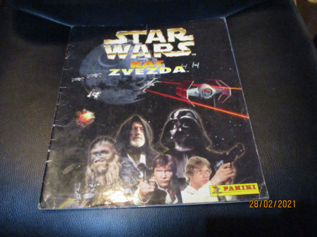Kompletno popunjen album Star wars Rat Zvezda Panini