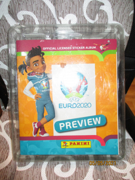 Prazan album i kompletan set sličica UEFA EURO 2020 PREVIEW Panini