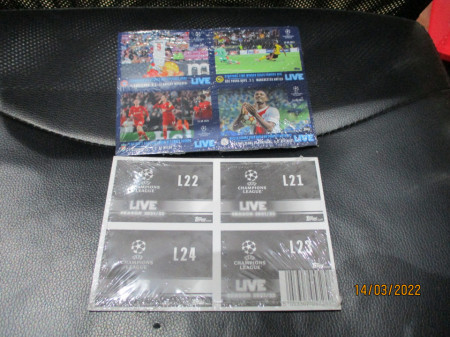 Kompletan set sličica Dodatne sličice Lige šampiona 2021/22 Topps L1-L24