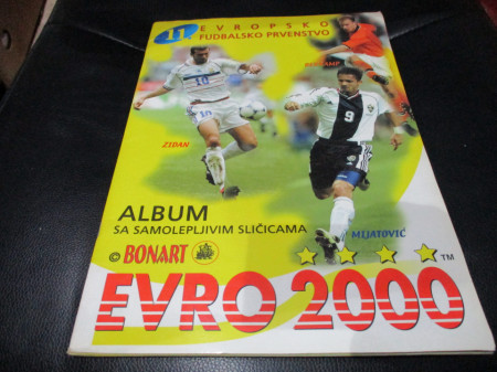 Prazan album UEFA EURO 2000 Bonart