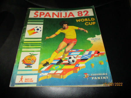 Kompletno popunjen album FIFA World Cup Španija 82 Panini