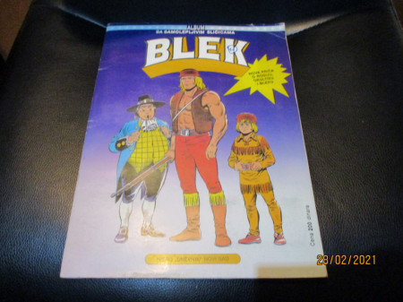 Kompletno popunjen album Blek Dnevnik
