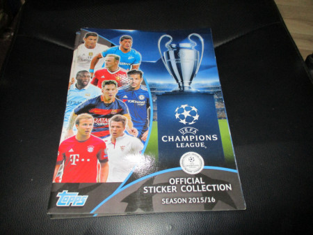 Prazan album Liga Šampiona 2015/16 Topps