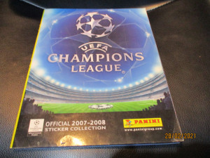 Kompletno popunjen album Champions league 2007-2008 Panini