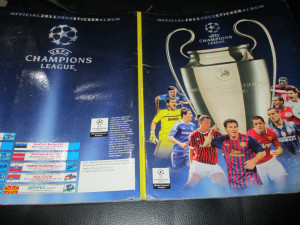 Kompletno popunjen album Champions league 2011-2012 Panini