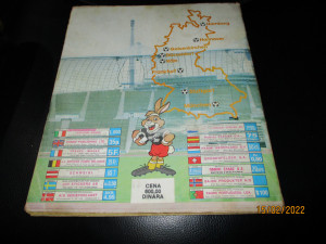 Kompletno popunjen album UEFA EURO 88 Panini