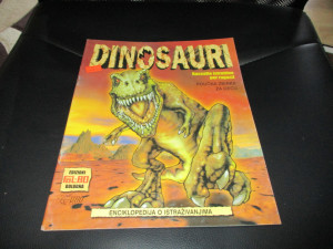 Prazan album Dinosauri Euro press
