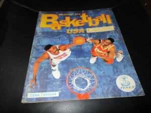Kompletno popunjen album Basketball USA NBA SL Italy