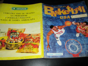 Kompletno popunjen album Basketball USA NBA SL Italy