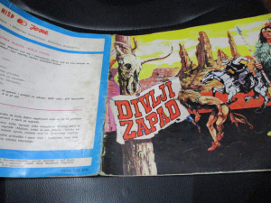Kompletno popunjen album Divlji zapad Jež