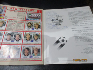 Kompletno popunjen album FIFA World Cup Španija 82 Panini