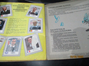 Kompletno popunjen album UEFA EURO 88 Panini