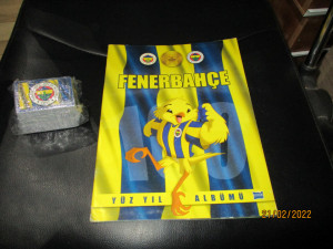 Prazan album i kompletan set sličica FC Fenerbahce Luxor