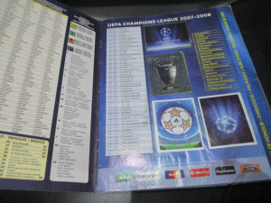 Album Champions league 2007-2008 Panini