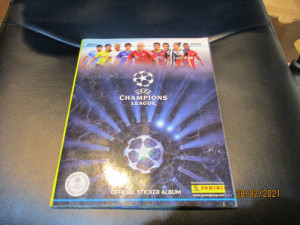Kompletno popunjen album Champions league 2013-2014 Panini