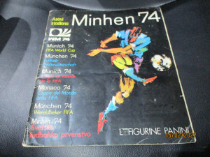 Kompletno popunjen album FIFA World Cup Minhen 74 Panini