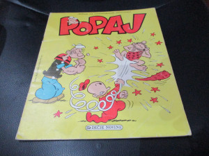 Kompletno popunjen album Popaj Dečje Novine