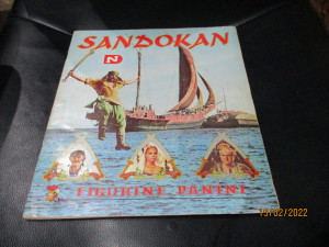 Kompletno popunjen album Sandokan Panini