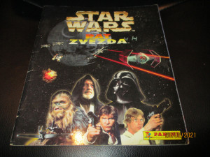 Kompletno popunjen album Star wars Rat Zvezda Panini