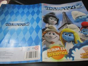 Kompletno popunjen album Štrumpfovi 2 Idea