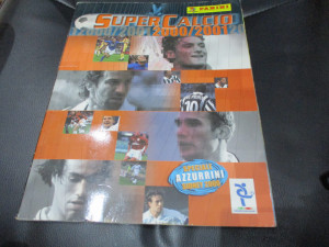 Kompletno popunjen album Super Calcio 2000/2001 Panini