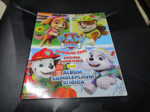 Prazan album Patrolne šape Panini