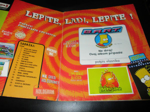 Album Simpsonovi 2 Panini