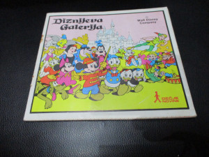 Kompletno popunjen album Diznijeva galerija Dečje novine