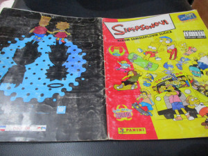 Kompletno popunjen album Simpsonovi Panini