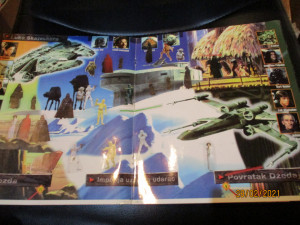 Kompletno popunjen album Star wars Rat Zvezda Panini
