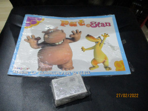 Prazan album i kompletan set sličica Petko i Stanko Luxor