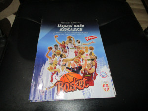 Prazan album Uspesi naše košarke Frikom